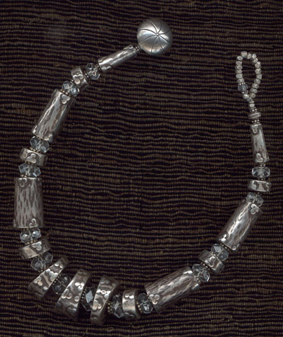 Nepalese Silver and Czech Crystal