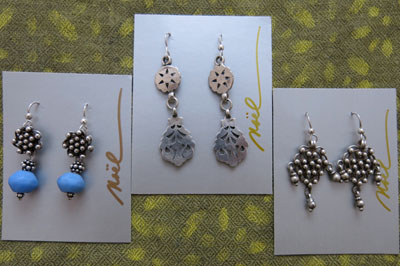 Antique Silver Earrings Rajastan, India Antique Silver Earrings Rajastan, India
