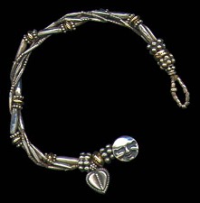 4 Strand Silver & Gold Bracelets